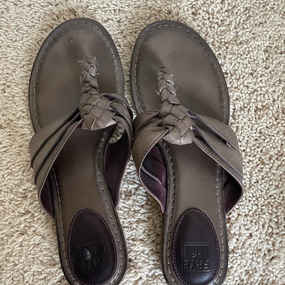 Frye size 10 leather sandals